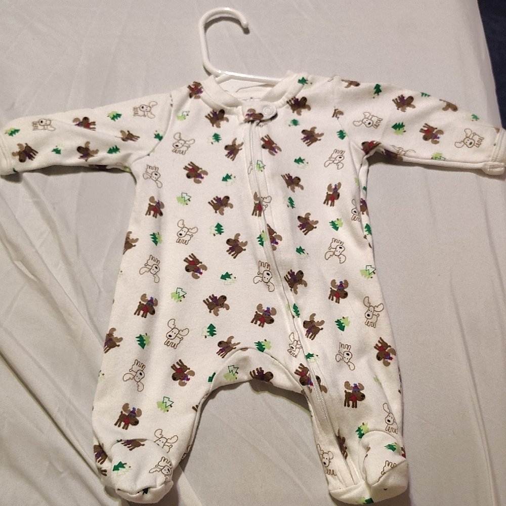 Adorable Bear Print Kids One Piece